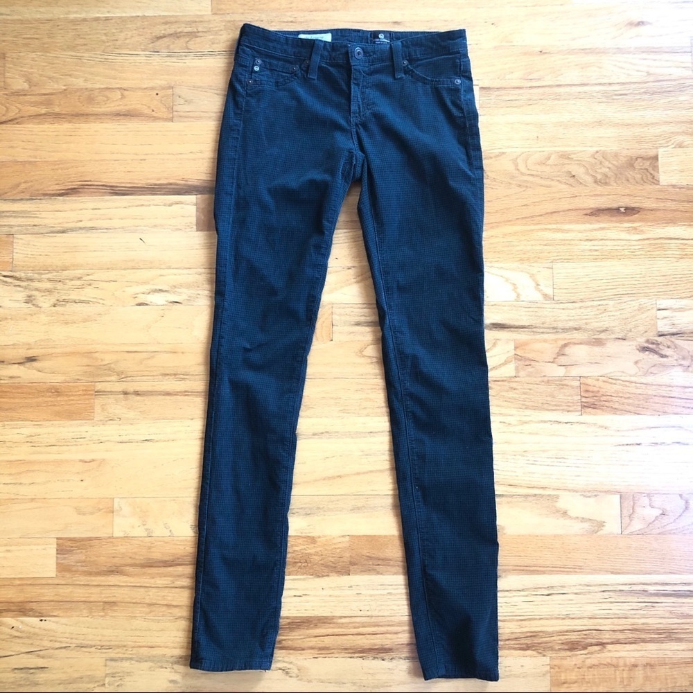 ADRIANO GOLDSCHMIED Green Corduroy Skinny Legging - Picture 1 of 8